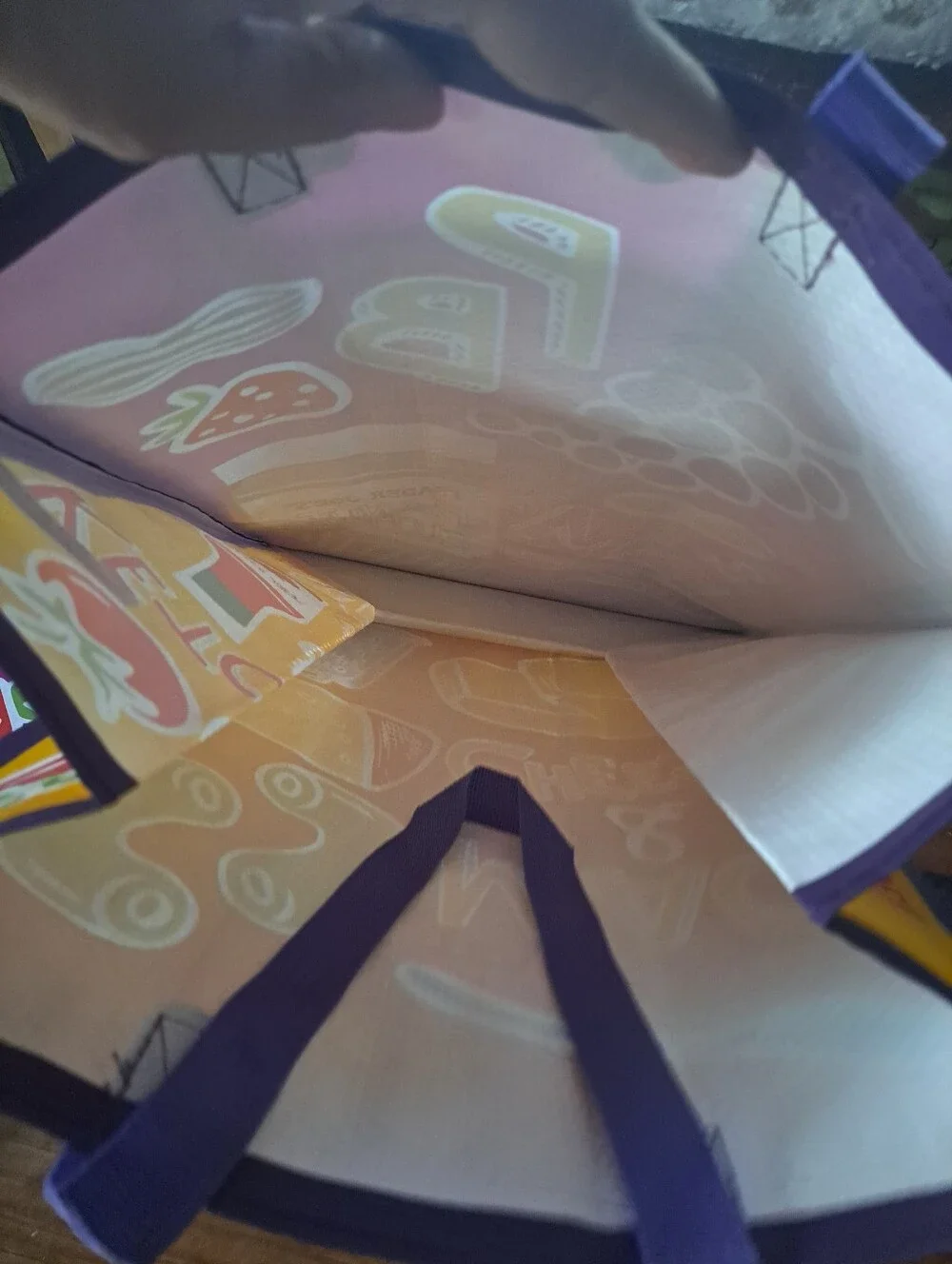Two Trader Joe's Comfort Food Reusable Shopping Bags Totes Summer 2025 NWOT